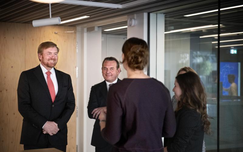 Werkbezoek Koning Willem-Alexander aan de Nationale ombudsman