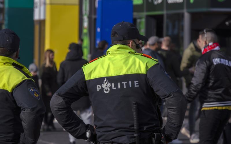 Politieagent op straat 